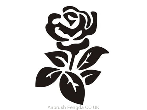 TS-011 Tattoo Style Stencil For Acryl, Airbrush, Spray