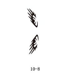 Glitter tattoo stencil Fengda 10-08