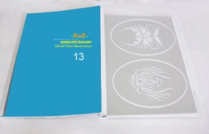 Airbrush tattoo Book of stencils type 13