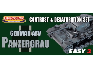 Camouflage Set LifeColor MS02 GERMAN AFV PANZERGRAU