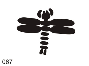 Airbrush tattoo stencil V067