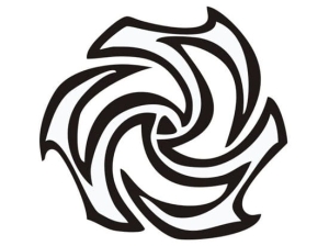 Airbrush tattoo stencil V033