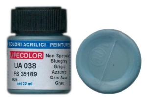 LifeColor UA038 mimetic non specular blue grey
