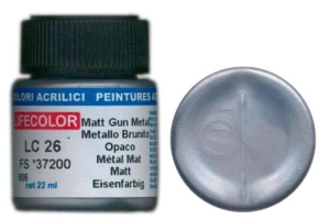 LifeColor LC26 basic matt gun metal