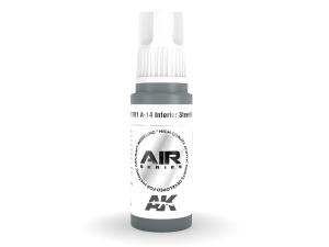 AK Acrylics 3Gen AIRCRAFT AK11911 A-14 Interior Steel Grey (17ml)
