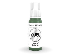 AK Acrylics 3Gen AIRCRAFT AK11919 Radome & Wheel Hub Green (17ml)