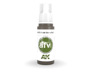 AK Acrylics 3Gen AFV AK11373 Khaki green No.3 (17ml)