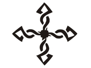 Airbrush tattoo stencil V012