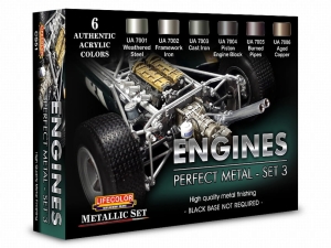 LifeColor Set CS51 ENGINES - PERFECT METAL - SET3