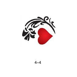 Glitter tattoo stencil Fengda 04-04