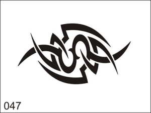 Airbrush tattoo stencil M047