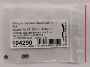 Harder & Steenbeck 104290 O-ring for side feed (3pcs) for #218603 + #218613 for EVO M + HANSA 481