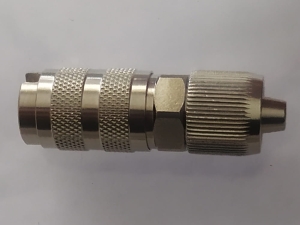 Harder & Steenbeck 104753 Quick coupling ND 2.7mm with screw socket for braided hose 3.3x7mm