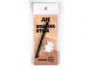 AK TOOLS AK9317 RUBBING STICK + 3xTIPS 3MM + 3xTIPS 5MM