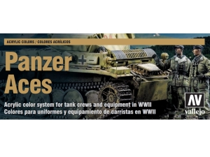 Vallejo CC077 Color Chart: Panzer Aces