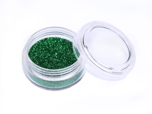 Biodegradable (in water) Glitter Powder Fengda J0609 Green (10g)