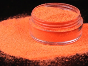 Biodegradable (in water) Glitter Powder Fengda KS504 UV Orange (10g)