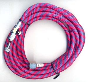 Red hose Fengda® BD-31A, 3.0m, G1/4 - G1/8