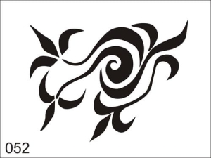 Airbrush tattoo stencil V052