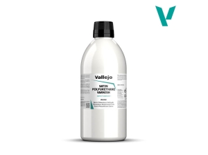Vallejo 28652 Polyurethane Permanent Varnish Satin (500ml)