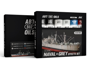 Abteilung 502 OIL SET ABT306 Naval and Grey Effects Set (6x20ml tubes)