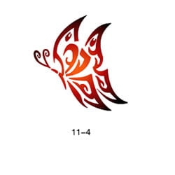 Glitter tattoo stencil Fengda 11-04