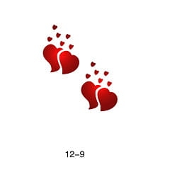 Glitter tattoo stencil Fengda 12-09