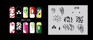 Airbrush nail art stencil Fengda JFH11-218