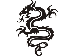 Airbrush tattoo stencil V003