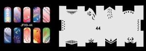 Airbrush nail art stencil Fengda JFH03-044