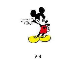 Glitter tattoo stencil Fengda 09-04