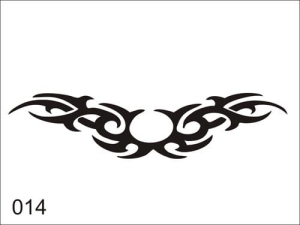 Airbrush tattoo stencil V014
