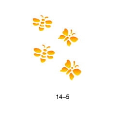 Glitter tattoo stencil Fengda 14-05