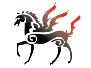 Glitter tattoo stencil Fengda 11-05