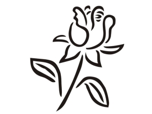 Airbrush tattoo stencil V006