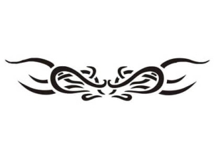 Airbrush tattoo stencil V086