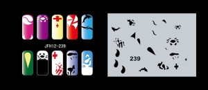 Airbrush nail art stencil Fengda JFH12-239