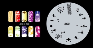 Airbrush nail art stencil Fengda JFH13-250