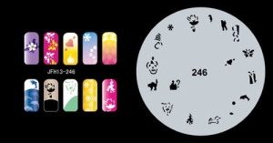 Airbrush nail art stencil Fengda JFH13-246