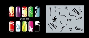 Airbrush nail art stencil Fengda JFH12-227