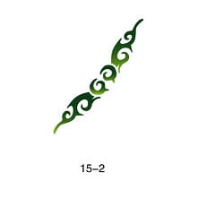 Glitter tattoo stencil Fengda 15-02