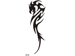 Airbrush tattoo stencil V074