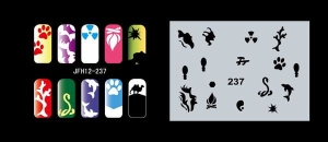 Airbrush nail art stencil Fengda JFH12-237
