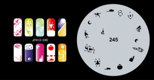 Airbrush nail art stencil Fengda JFH13-245