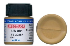 LifeColor UA081 mimetic sand yellow rim 79 var