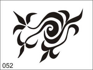 Airbrush tattoo stencil M052