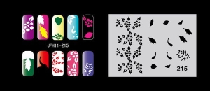 Airbrush nail art stencil Fengda JFH11-215