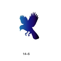 Glitter tattoo stencil Fengda 14-06