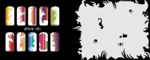 Airbrush nail art stencil Fengda JFH10-191