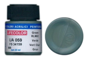 LifeColor UA059 mimetic green rim 62